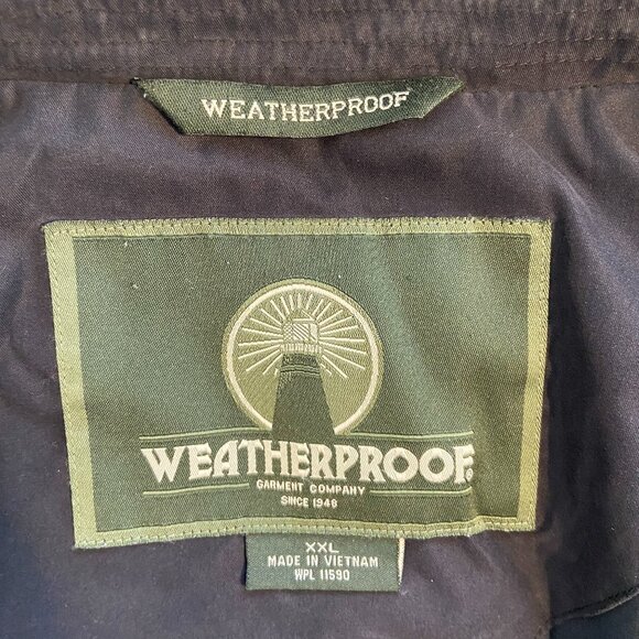 Weatherproof Garment Company Men's (XXL) Black, Front-Zip Jacket - Picture 3 of 11